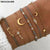 TBCH154 CHN Moon Love 6 Hand Bracelets
