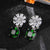 TEDH223 KRL Flower Drop Earrings Pair
