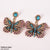 TEDH315 KSU Butterfly Teardrop Earrings Pair