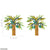 TETH310 KSU Palm Tree Sterling Tops Pair