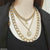 TNCH150 LYY 3 Layered Necklace Coin