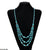 TNCH156 MHJ Round Layer Faroza Beads Necklace