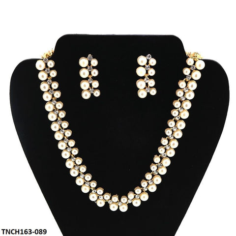 TNCH163 Imp Pearl Necklace Set